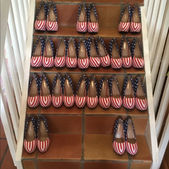 Patriotic Stiletto women’s shoes size 5 SOLD OUT - Picture 6 of 7